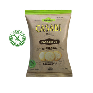 Casabe Natural Casabi Snack: ¡El sabor tradicional dominicano en un práctico snack de 35 Gr!