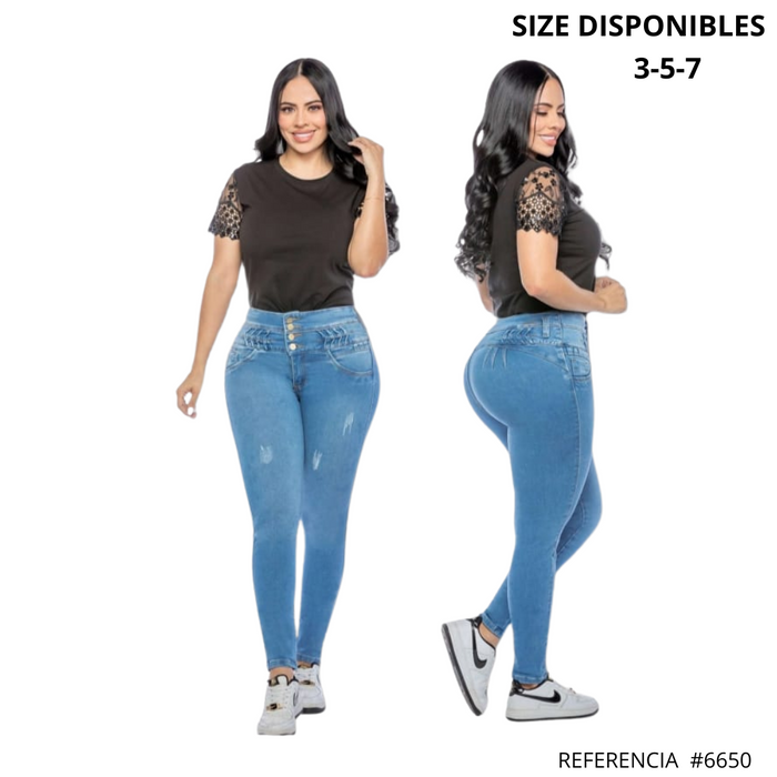 Jeans Colombianos Levanta cola REF.6650